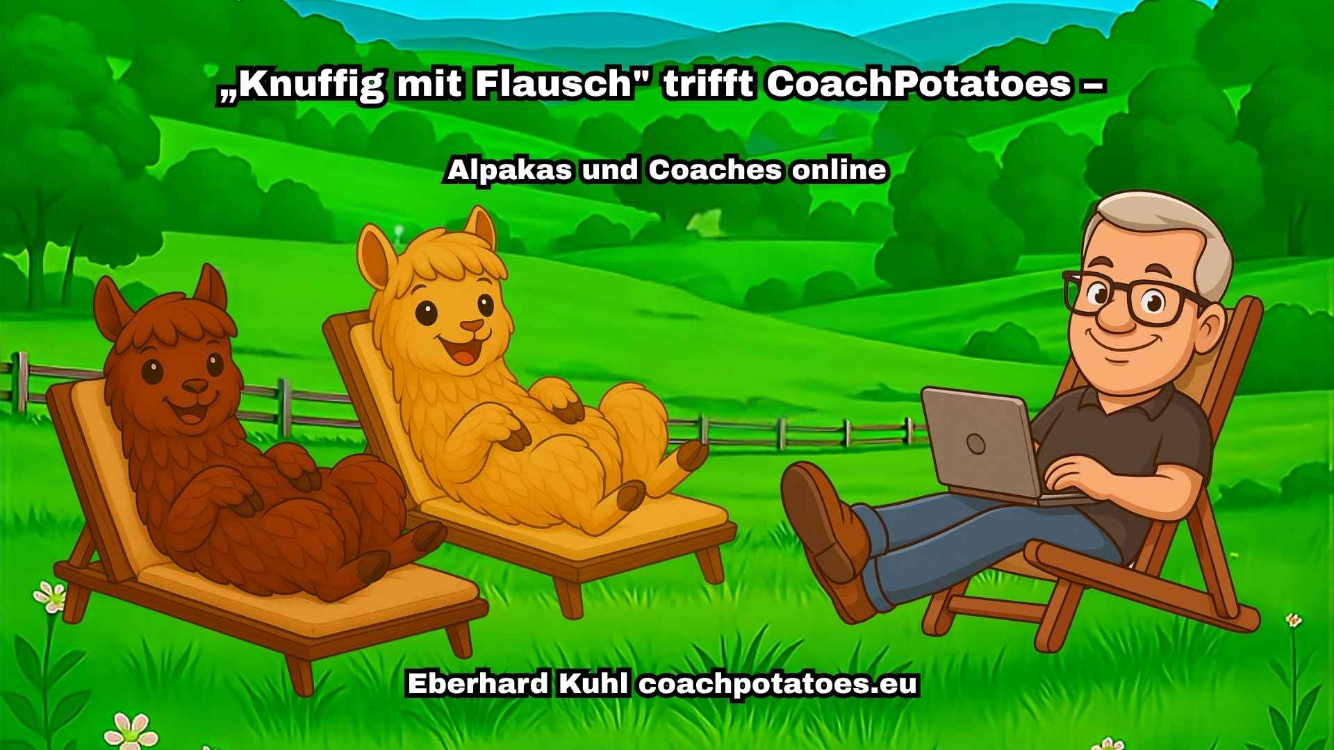 „Knuffig mit Flausch“ trifft CoachPotatoes – Alpakas und Coaches online